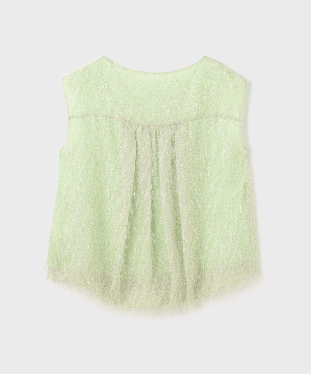 GRACE CONTINENTAL フリンジギャザートップ