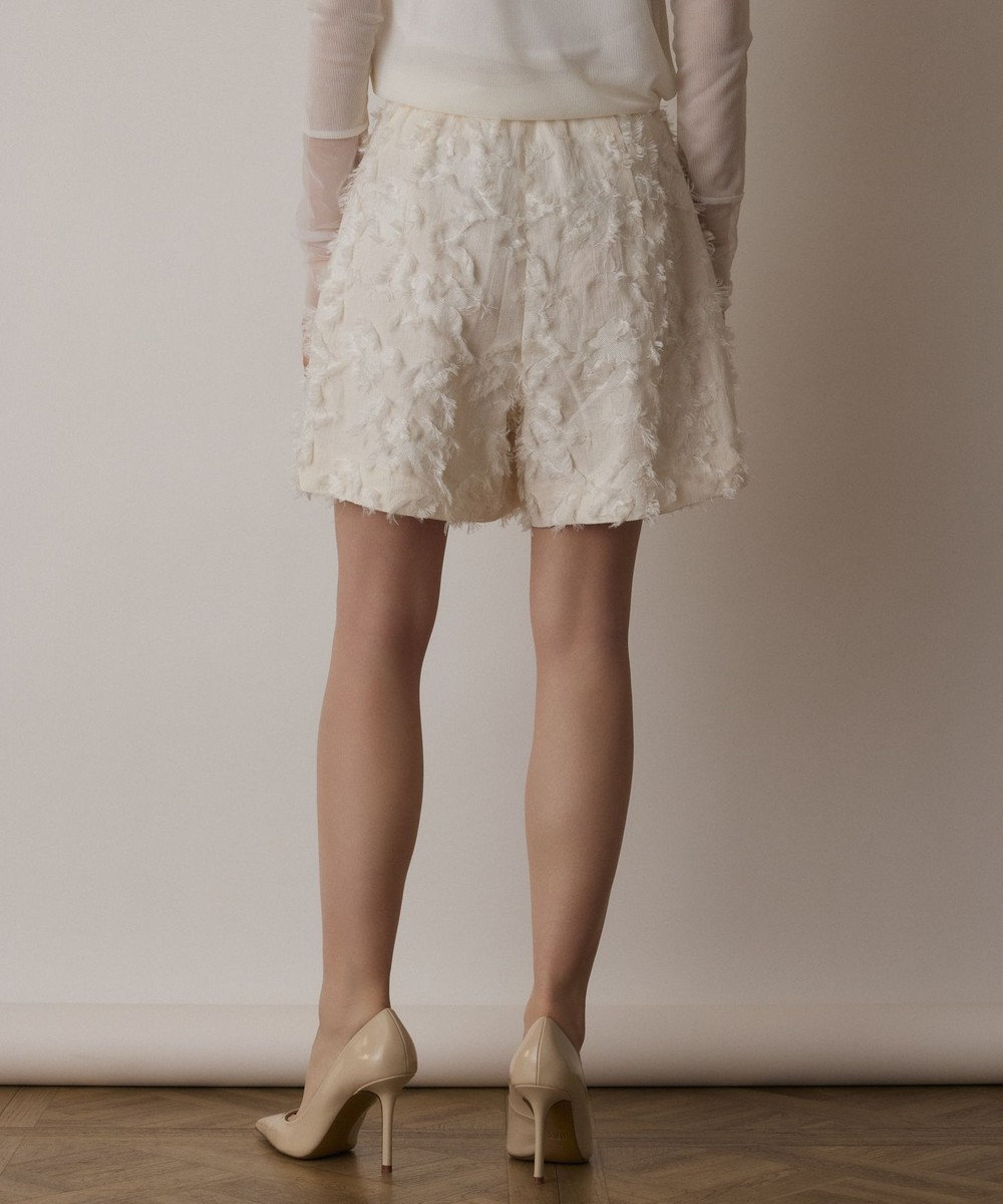 GRACE CONTINENTAL カットジャガードショートパンツ