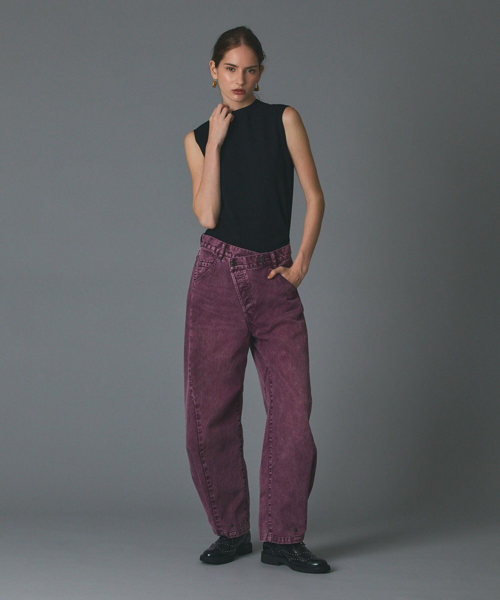GRACE CONTINENTAL ラップ2wayデニムパンツ 
