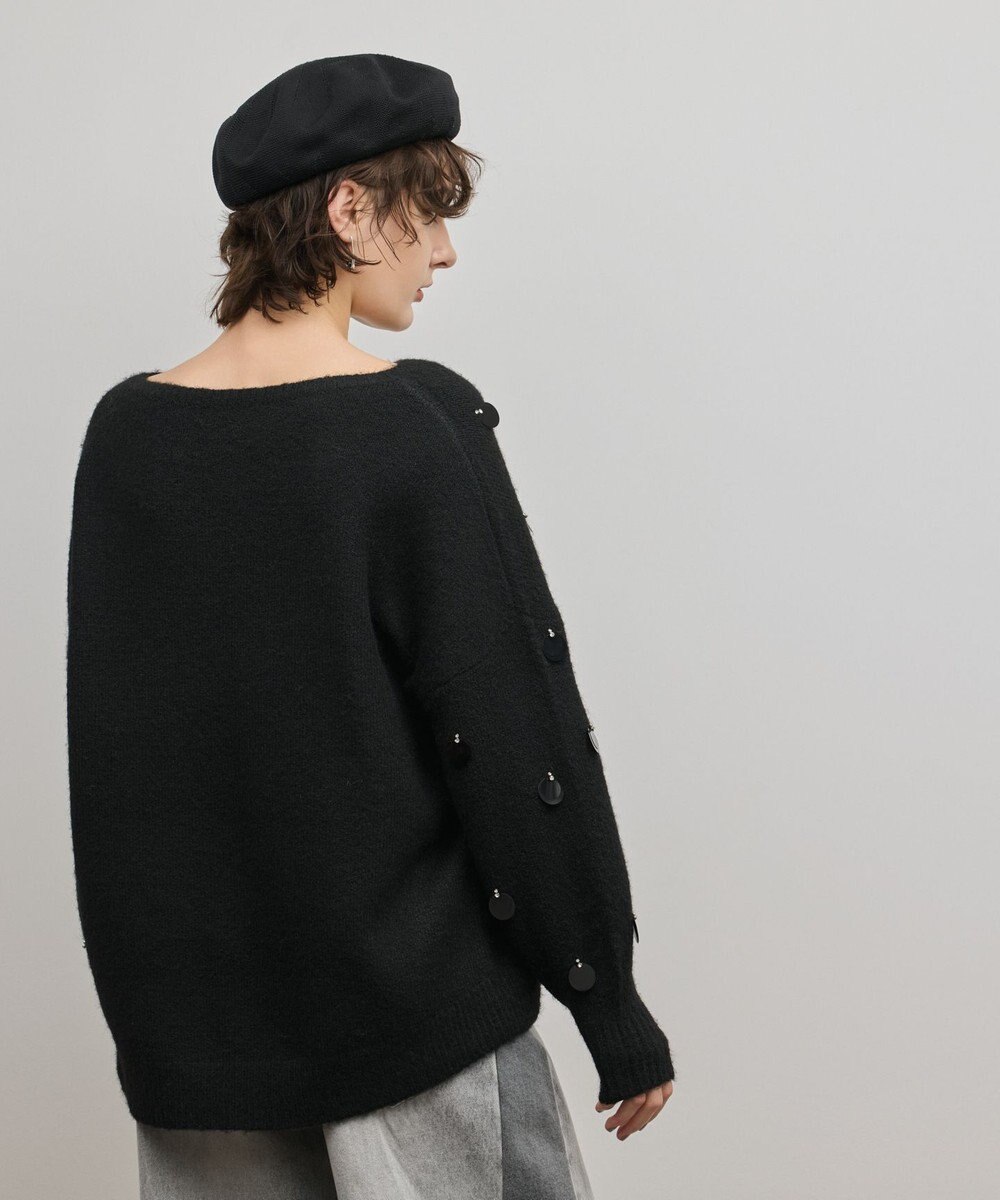 GRACE CONTINENTAL スパンコールニットトップ 