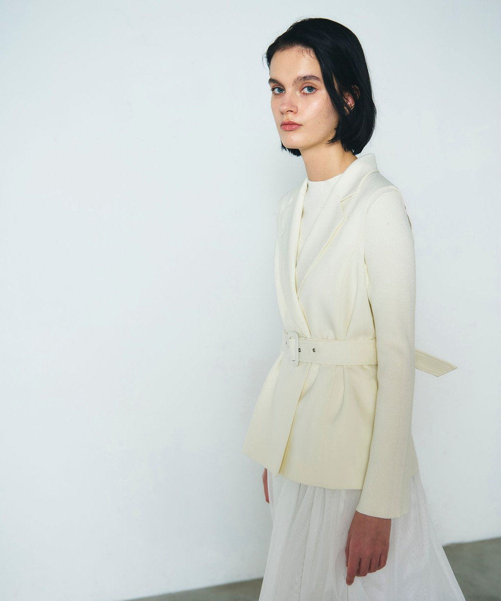 GRACE CONTINENTAL テーラーチュールワンピース 