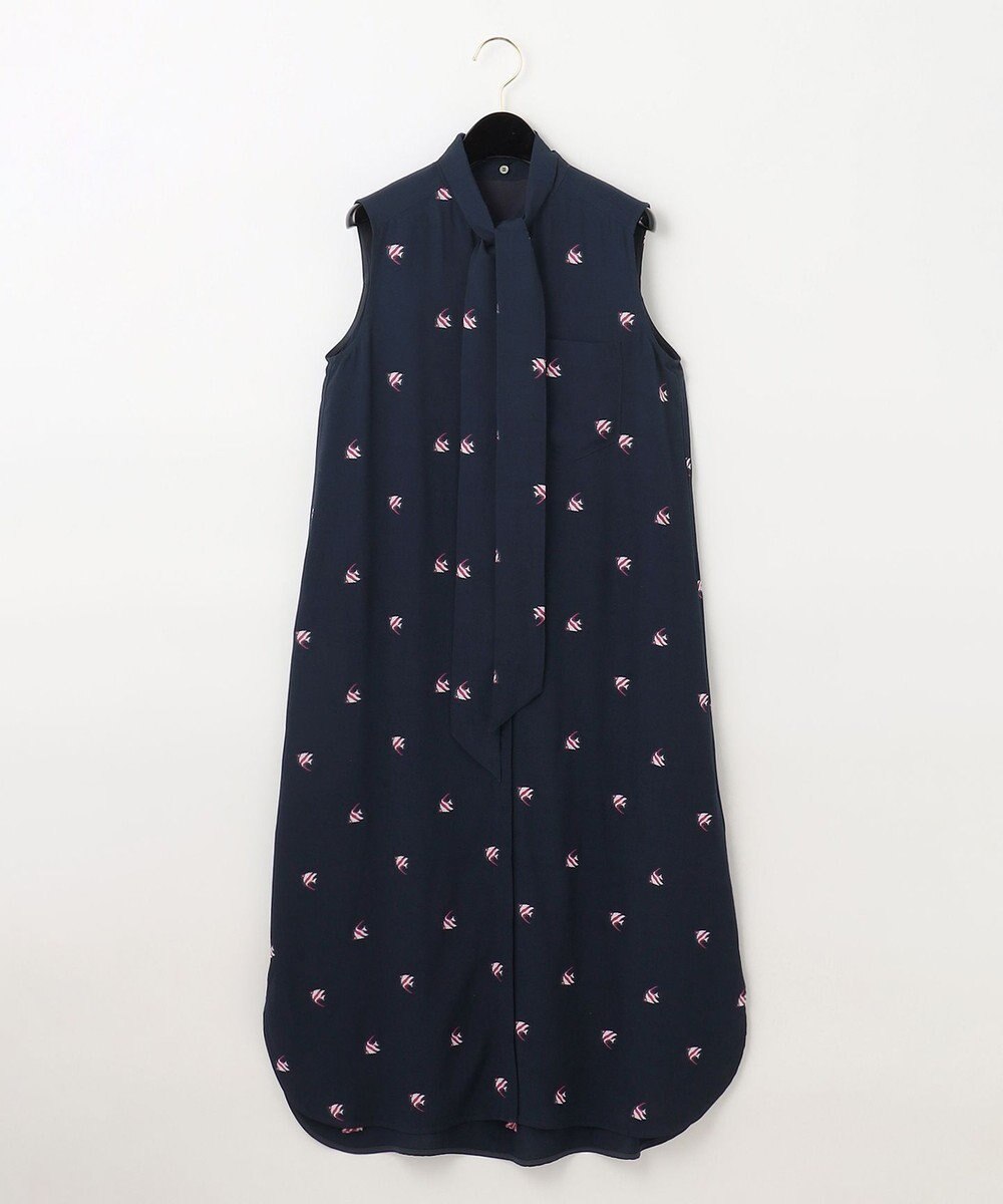 GRACE CONTINENTAL エンゼルフィッシュジャガードワンピース 