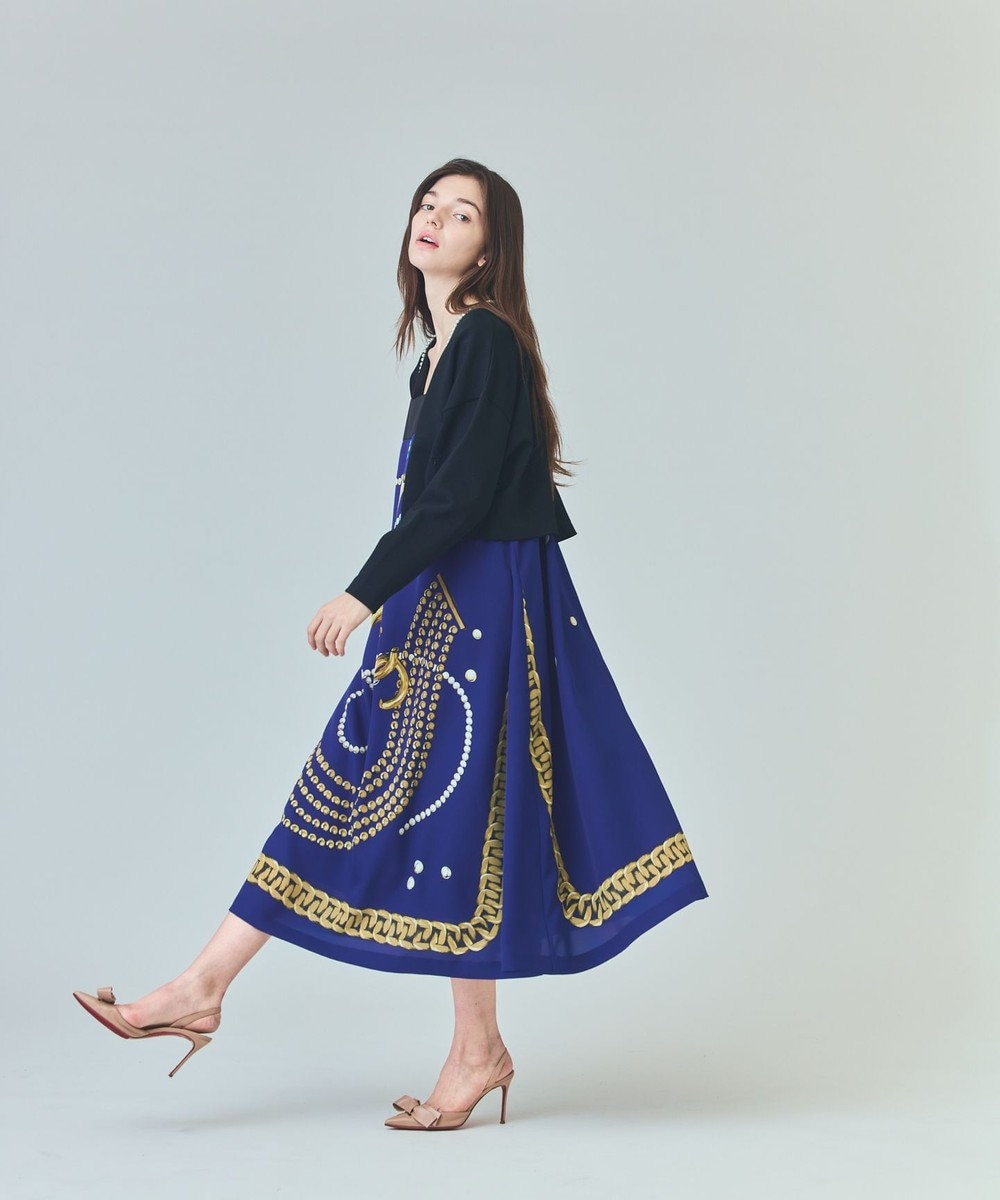 GRACE CONTINENTAL ジュエリーモチーフドレス