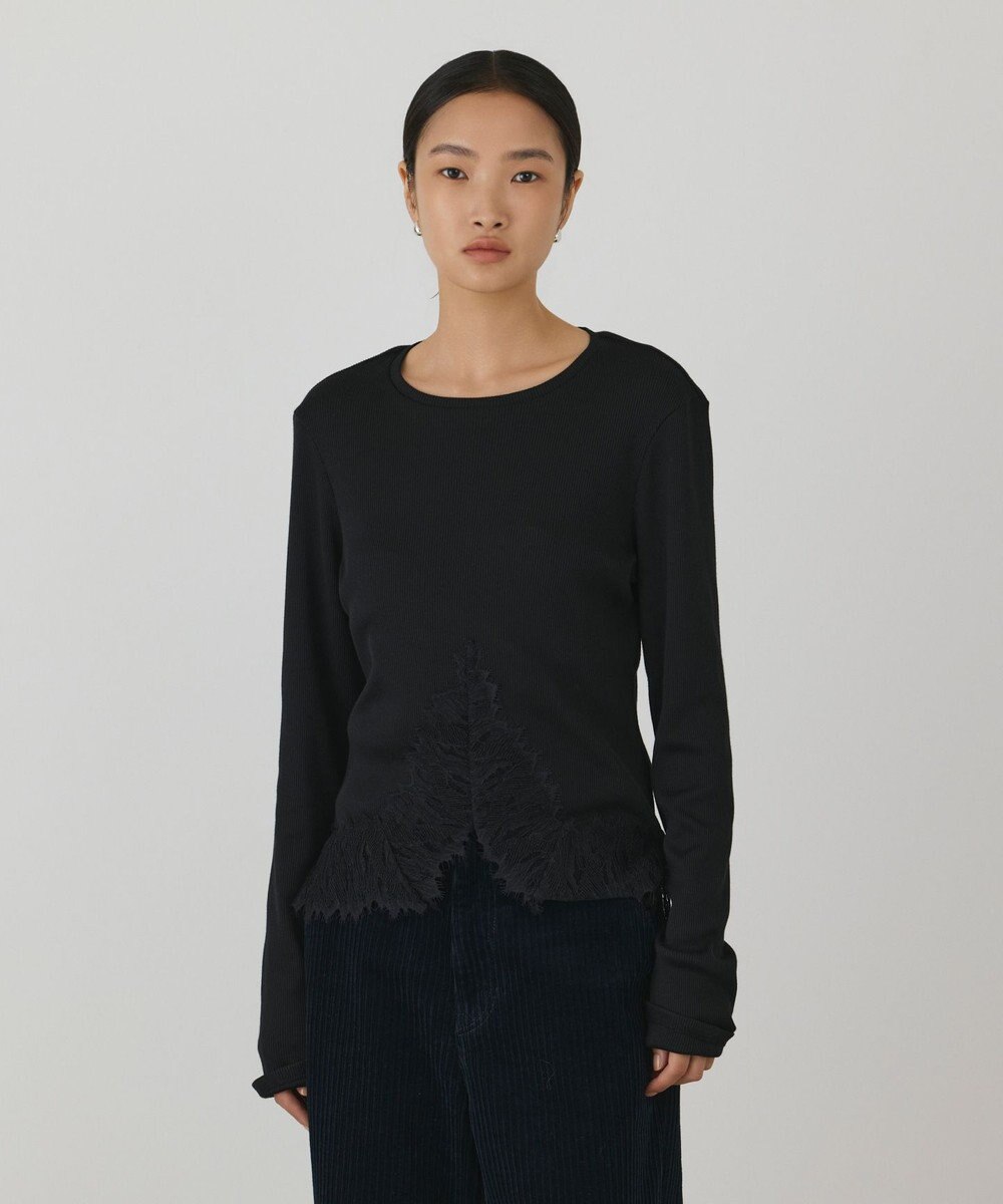 GRACE CONTINENTAL レースヘムカットトップ 