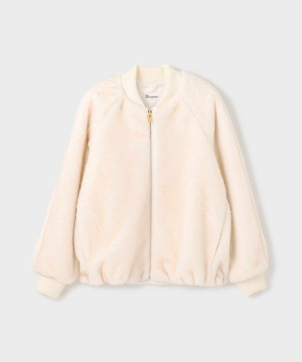 GRACE CONTINENTAL フェイクミンクファーブルゾン 