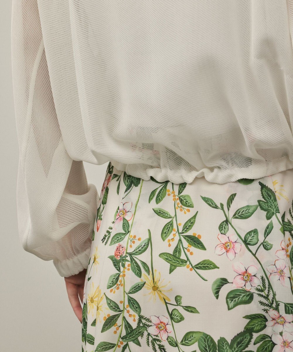 GRACE CONTINENTAL ノーカラーカラミブルゾン 