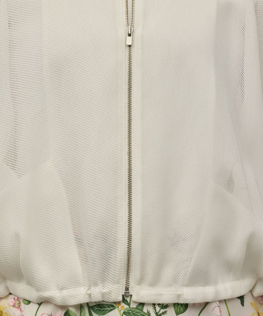 GRACE CONTINENTAL ノーカラーカラミブルゾン 