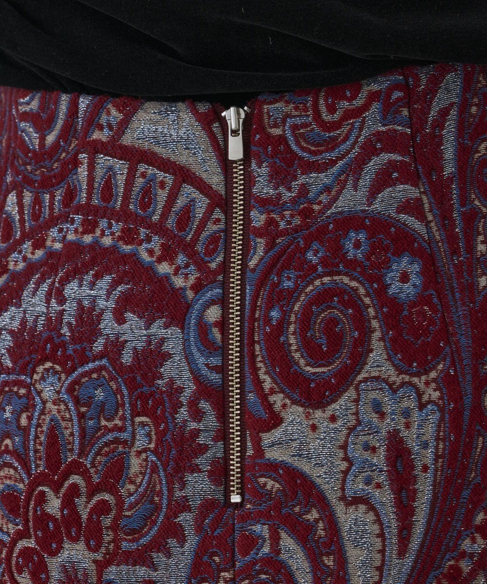 GRACE CONTINENTAL ラメペイズリージャガードスカート 