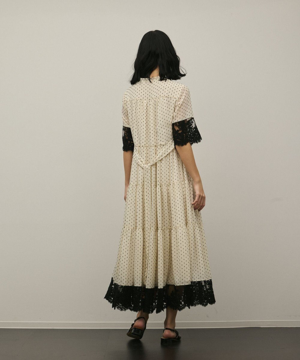 GRACE CONTINENTAL カフタンシフォンワンピース 