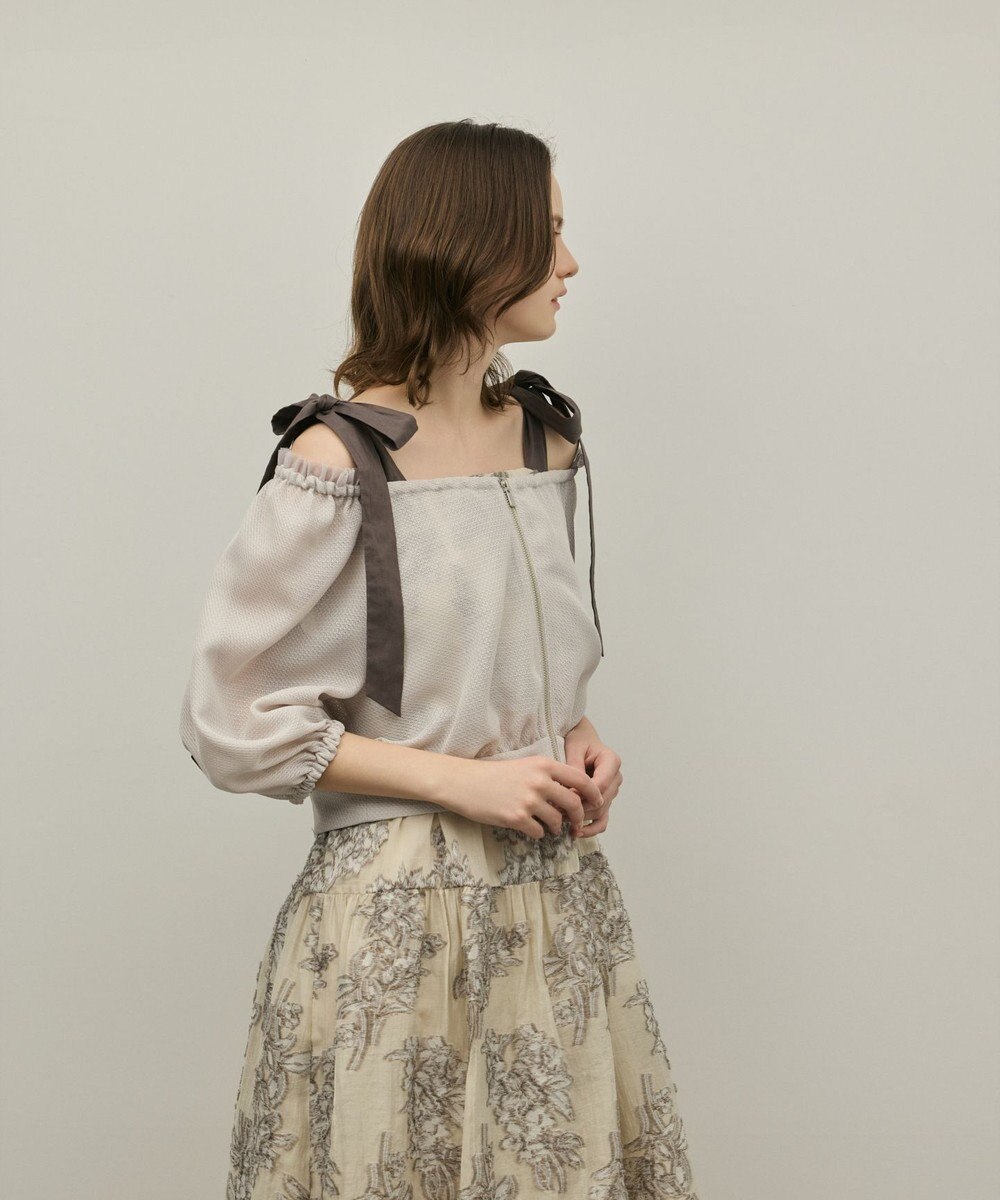 GRACE CONTINENTAL カラミ2wayジャケット 