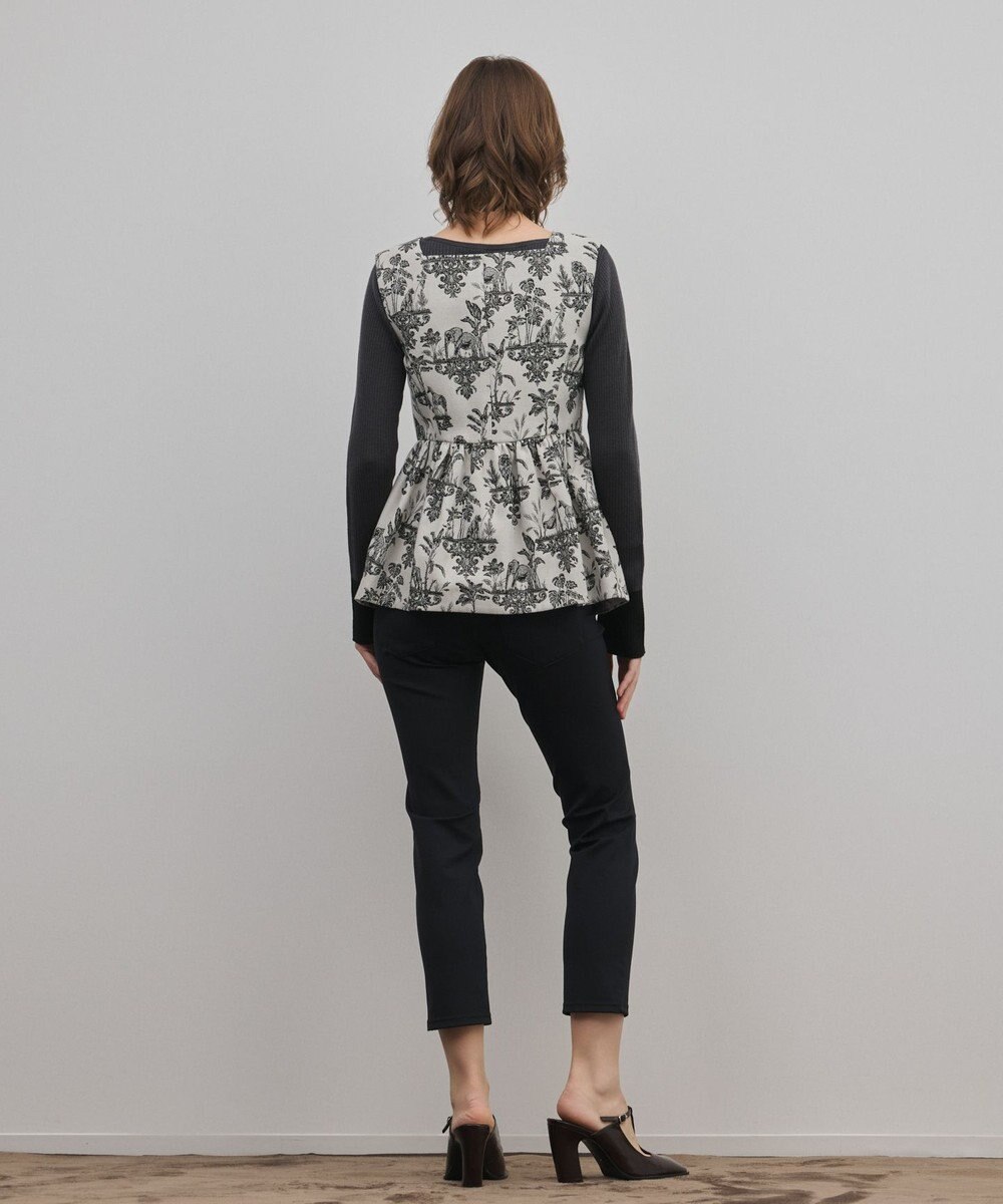 GRACE CONTINENTAL ジャージサブリナパンツ 