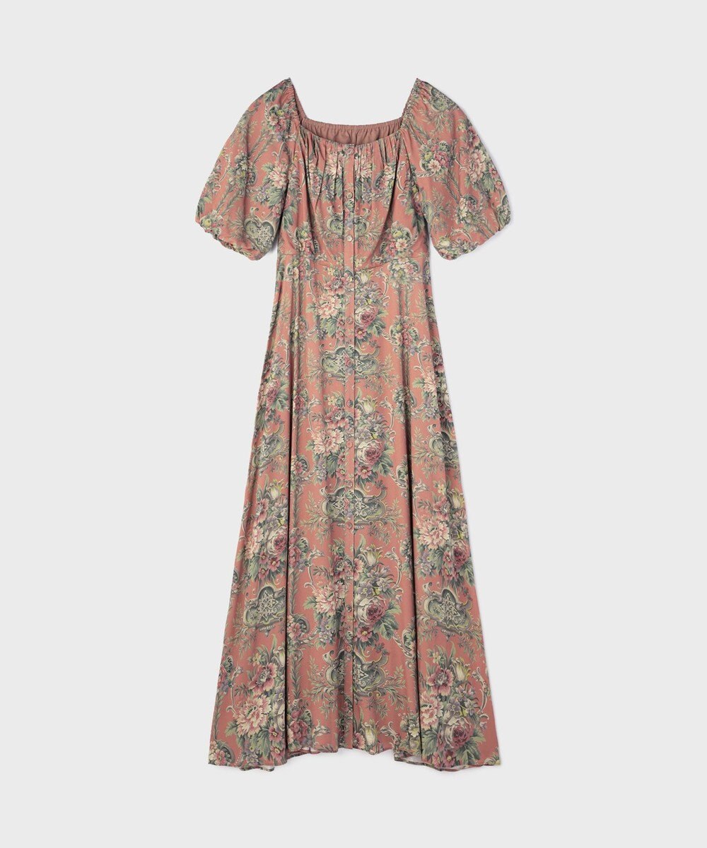 GRACE CONTINENTAL ヴィンテージフラワープリントワンピース 