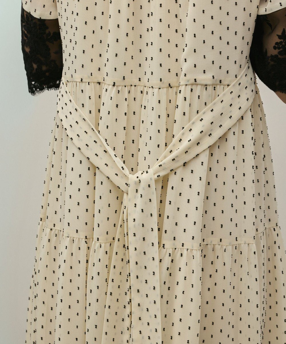 GRACE CONTINENTAL カフタンシフォンワンピース 