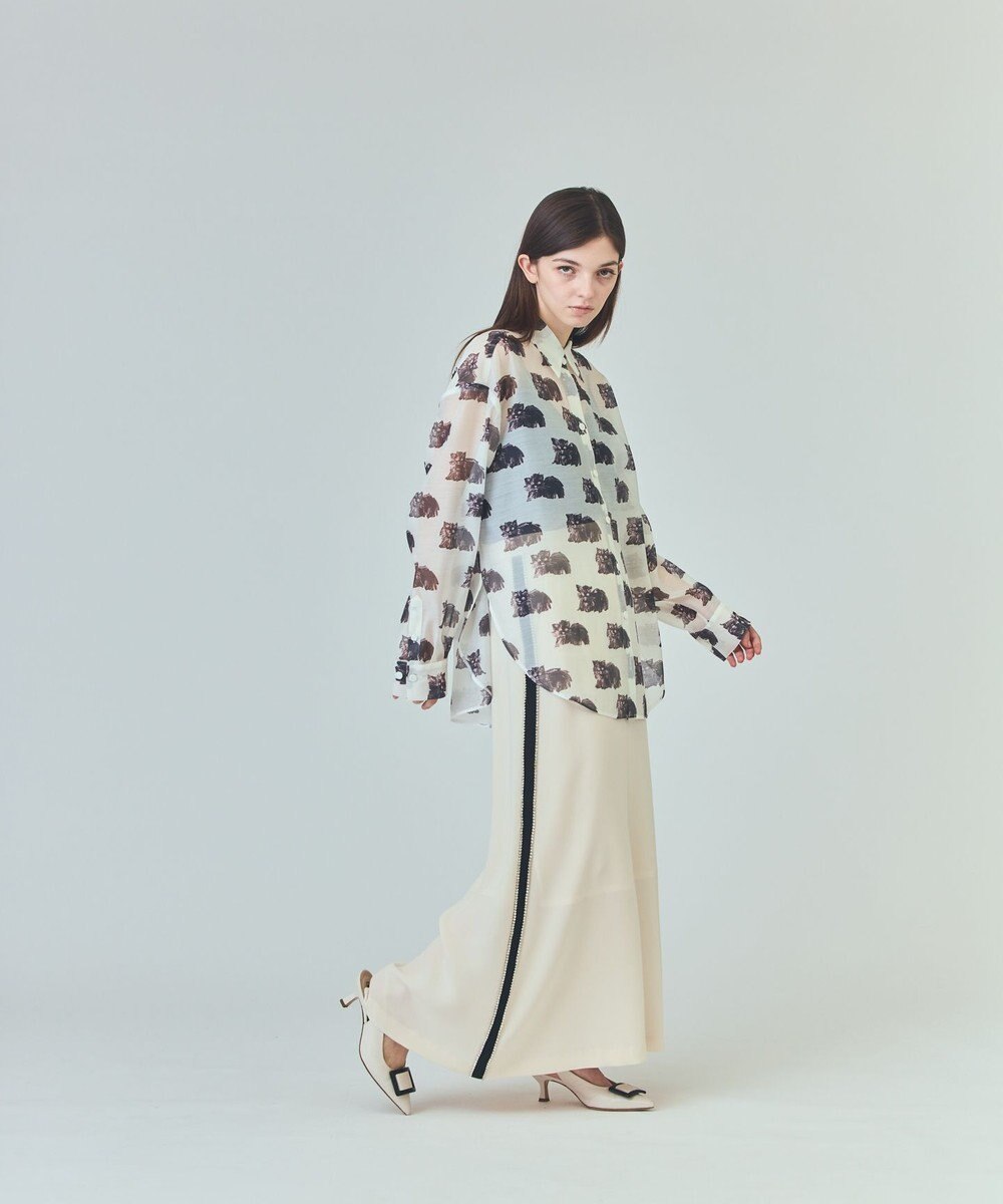 GRACE CONTINENTAL シアーCatブラウス