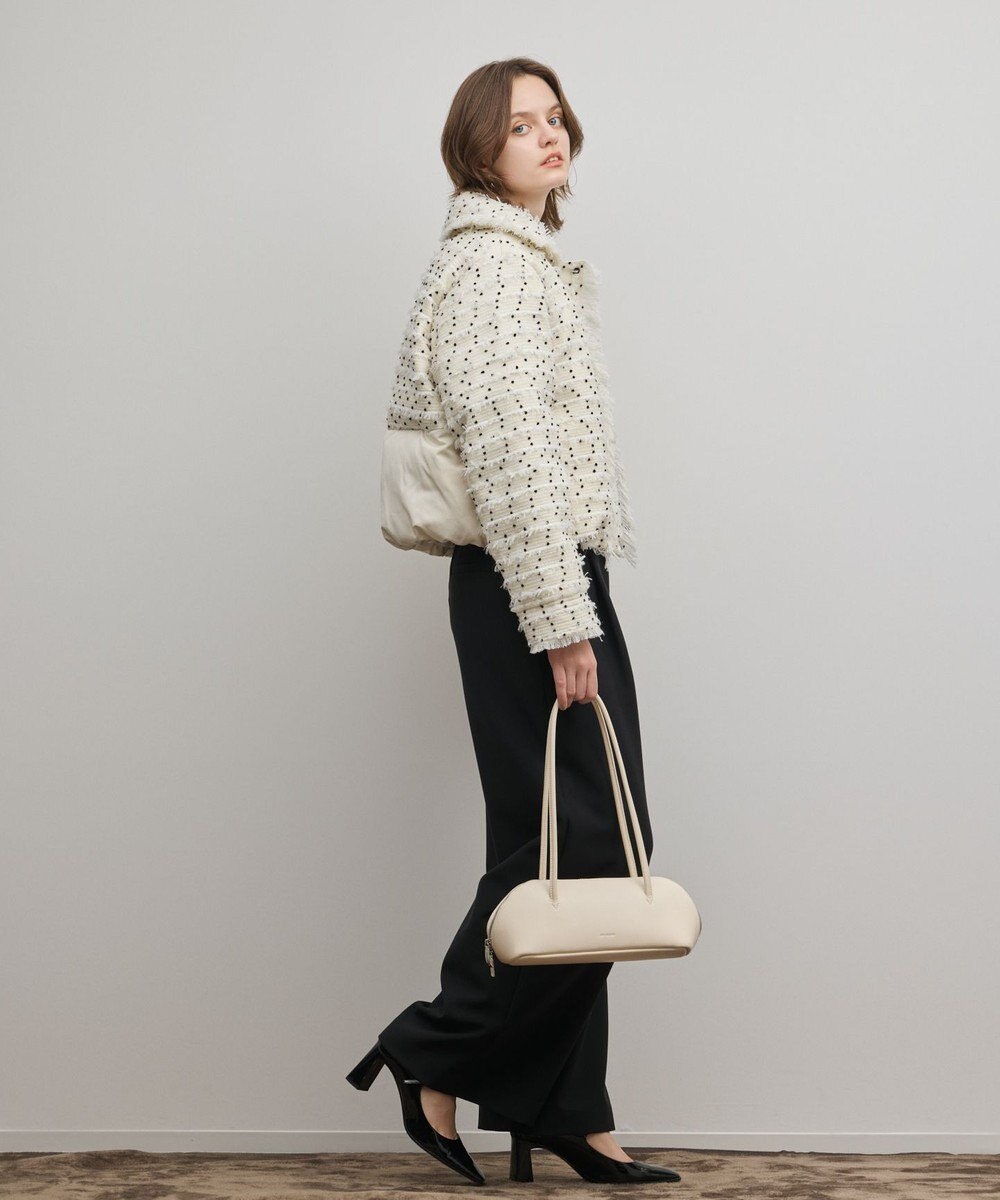 GRACE CONTINENTAL ツイードダウンジャケット 