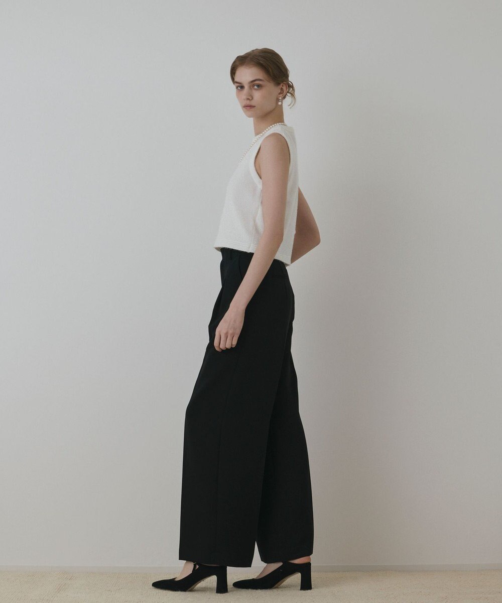 GRACE CONTINENTAL ハイウエストワイドパンツ 