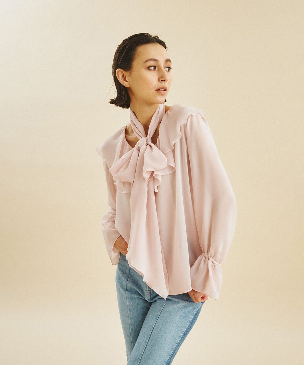 ストール付シフォンブラウス / GRACE CONTINENTAL | GRACE CONTINENTAL ストール付シフォンブラウス / GRACE CONTINENTAL | GRACE CONTINENTAL