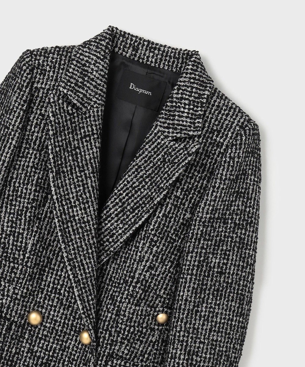 GRACE CONTINENTAL ラメループツイードジャケット