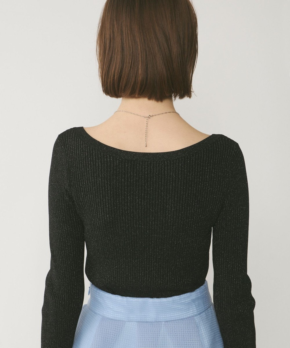 GRACE CONTINENTAL ハイゲージラメニットトップ