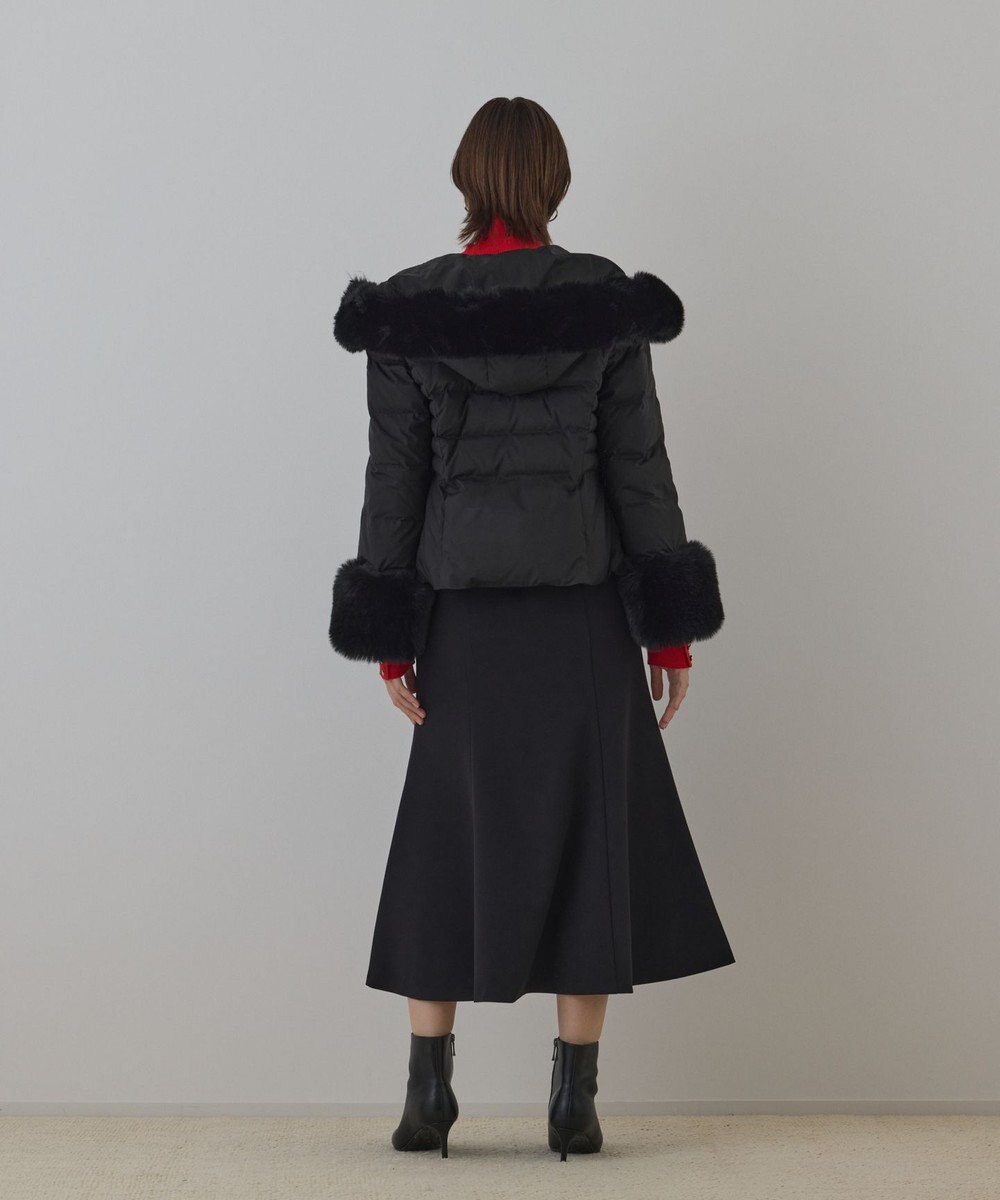 GRACE CONTINENTAL エコファーショートダウンジャケット 