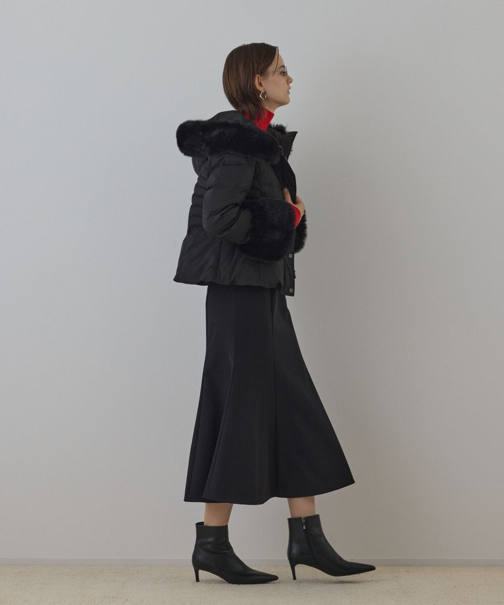 GRACE CONTINENTAL エコファーショートダウンジャケット 