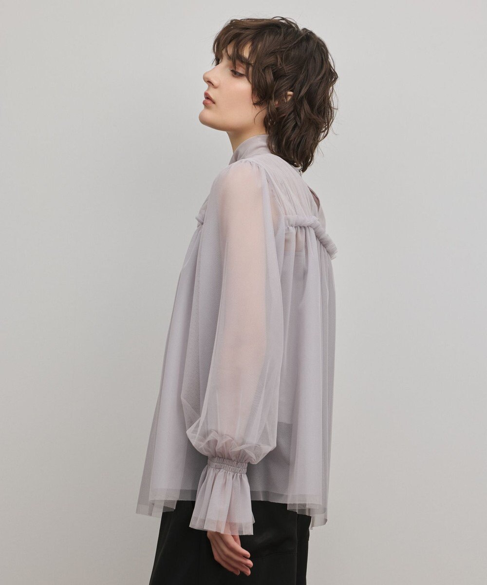 GRACE CONTINENTAL チュールタイブラウス 