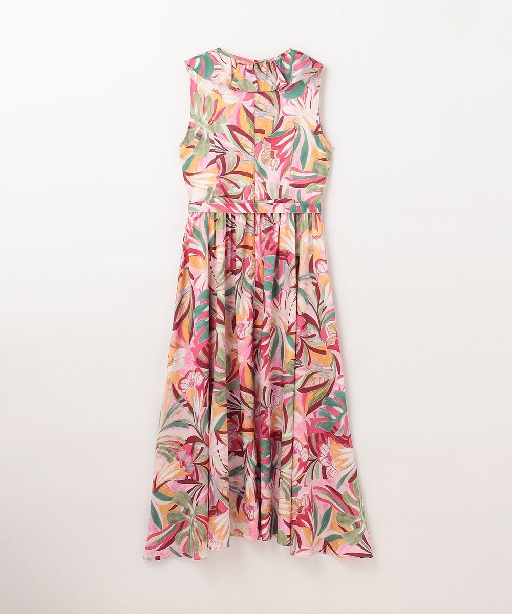 GRACE CONTINENTAL リーフプリントワンピース 