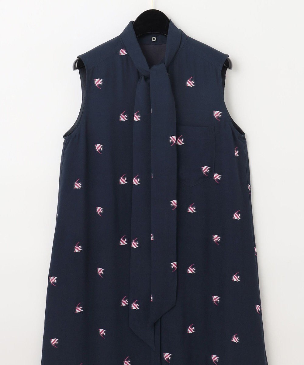 GRACE CONTINENTAL エンゼルフィッシュジャガードワンピース 
