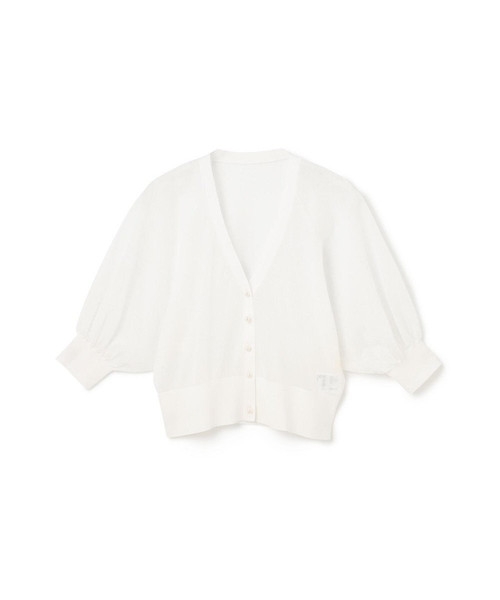 GRACE CONTINENTAL ラメシアードルマンニットカーディガン 