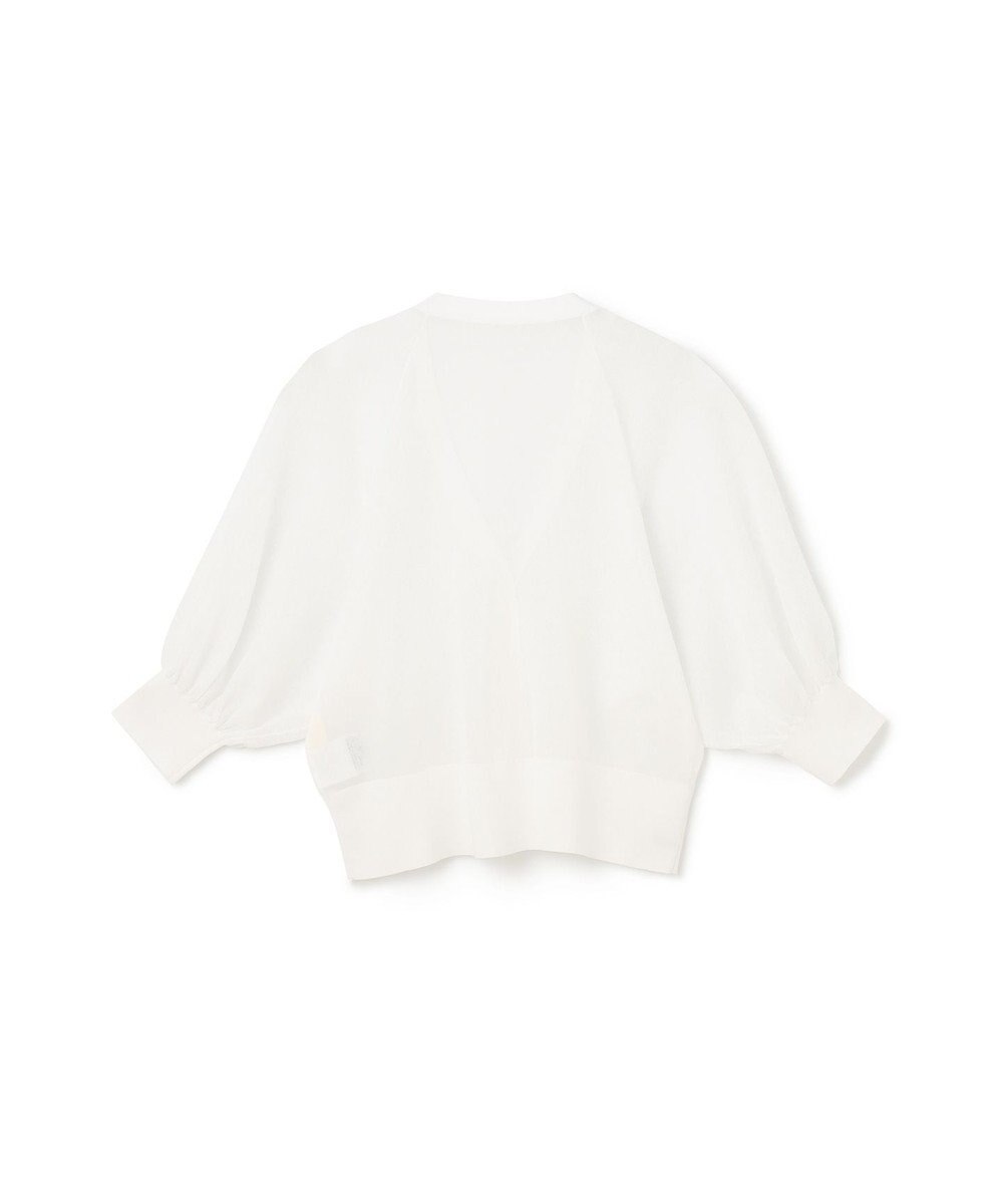 GRACE CONTINENTAL ラメシアードルマンニットカーディガン 