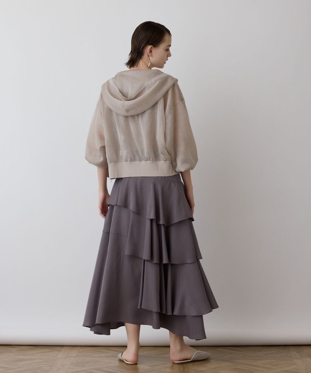 GRACE CONTINENTAL イレヘムサテンスカート 