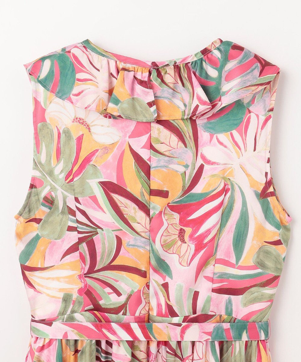 GRACE CONTINENTAL リーフプリントワンピース 