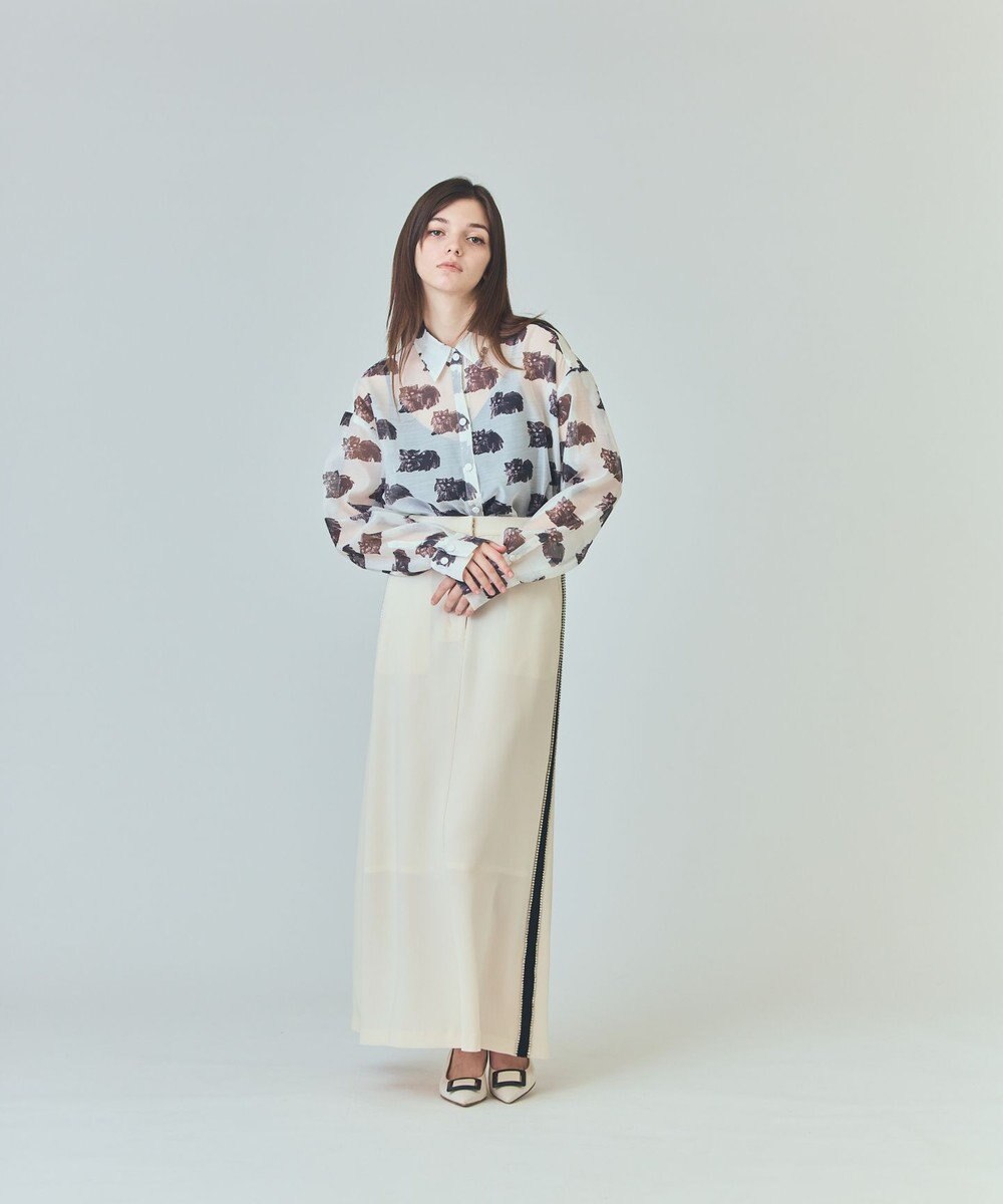 GRACE CONTINENTAL シアーCatブラウス