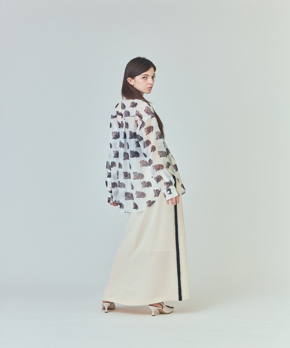 GRACE CONTINENTAL シアーCatブラウス