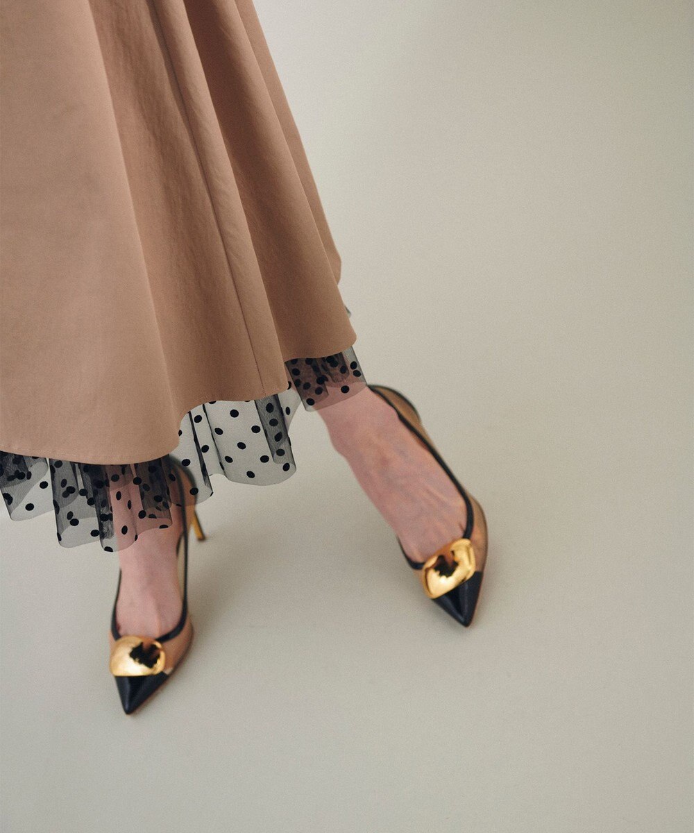 GRACE CONTINENTAL ジップディテールワンピース 