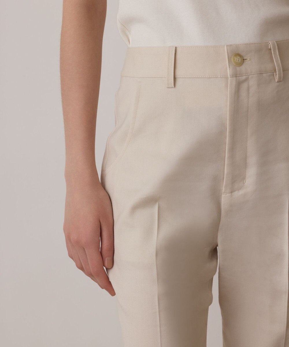 GRACE CONTINENTAL リネンサテンフレアパンツ 