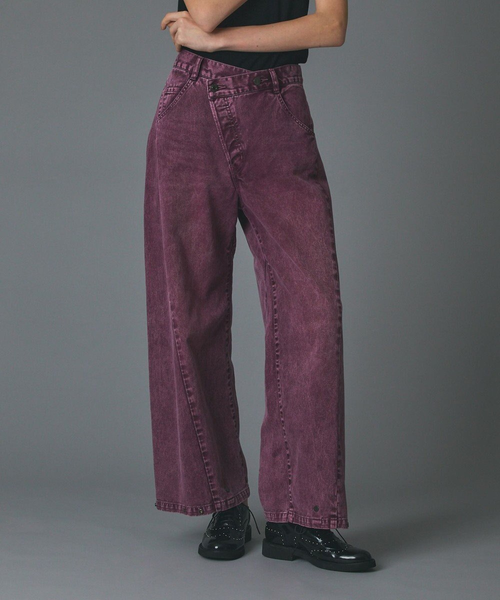 GRACE CONTINENTAL ラップ2wayデニムパンツ 