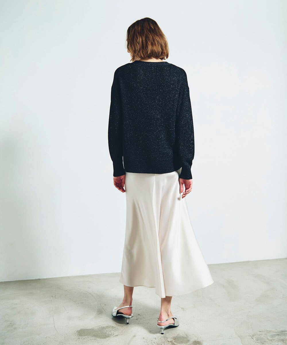 GRACE CONTINENTAL ラメニットカーディガン 