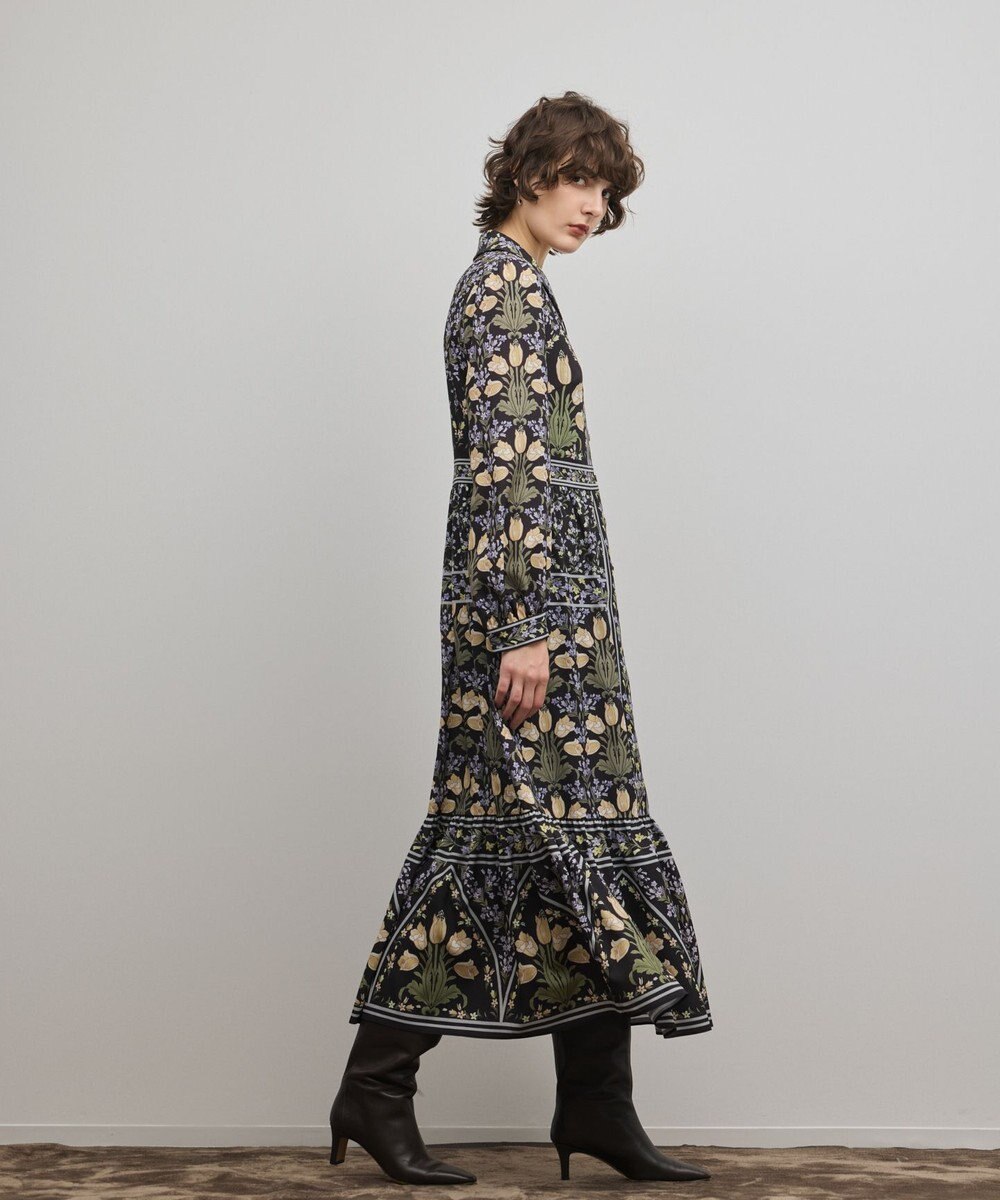 GRACE CONTINENTAL フラワーパターンプリントワンピース 