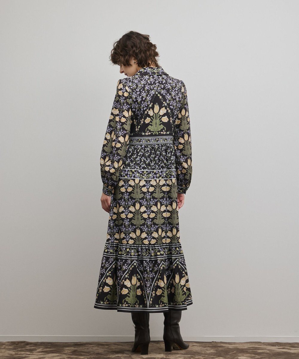 GRACE CONTINENTAL フラワーパターンプリントワンピース 