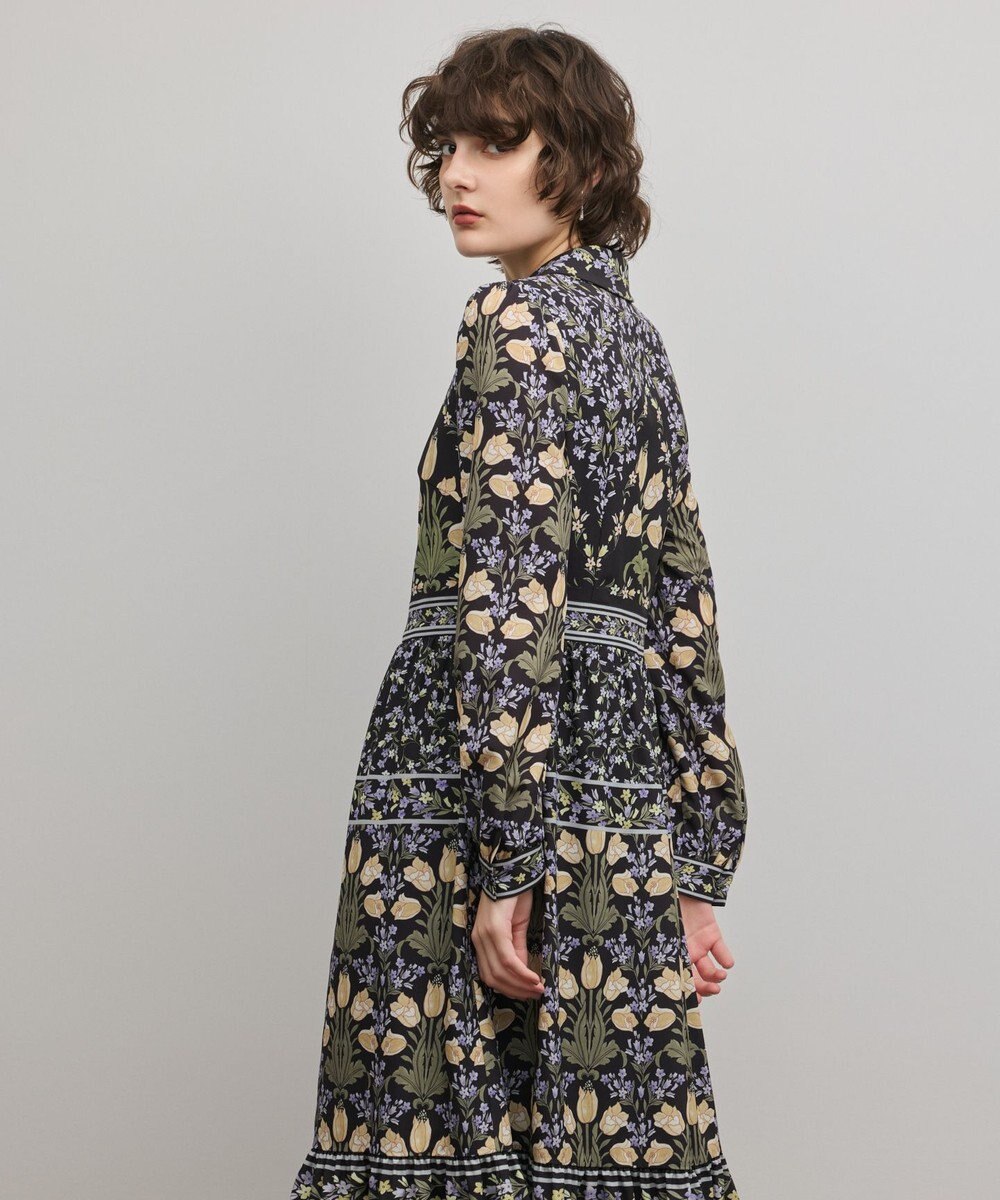 GRACE CONTINENTAL フラワーパターンプリントワンピース 