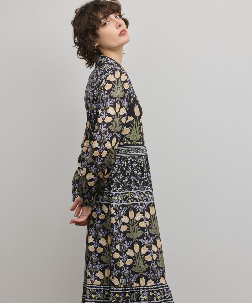 GRACE CONTINENTAL フラワーパターンプリントワンピース 