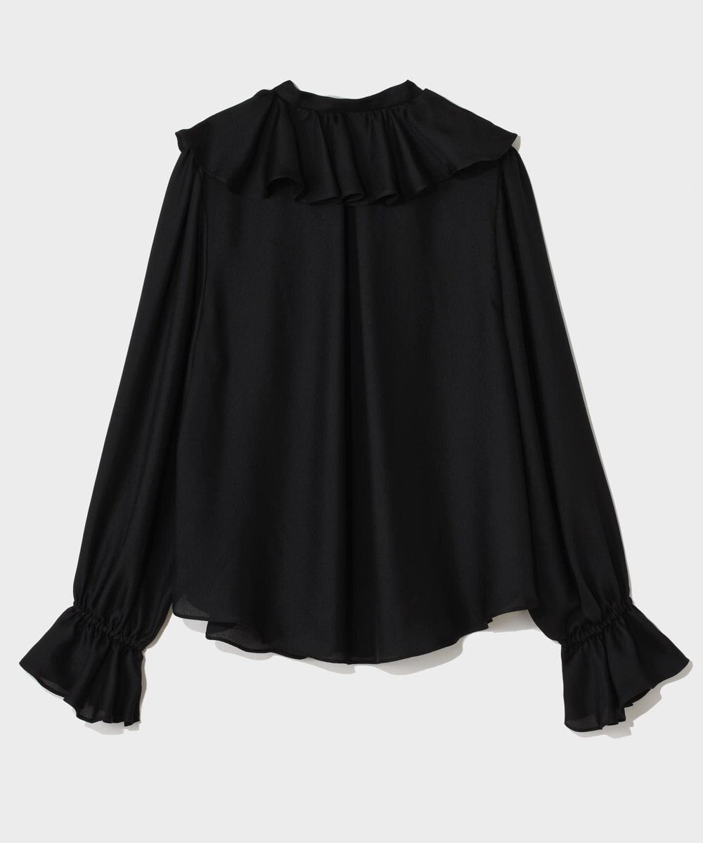 GRACE CONTINENTAL スキッパーラッフルブラウス 