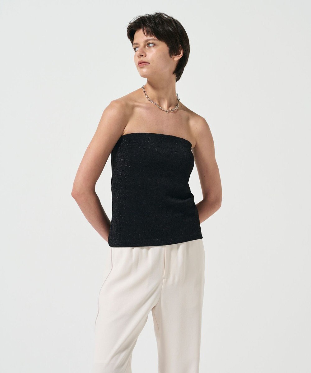 GRACE CONTINENTAL ラメベアトップ 