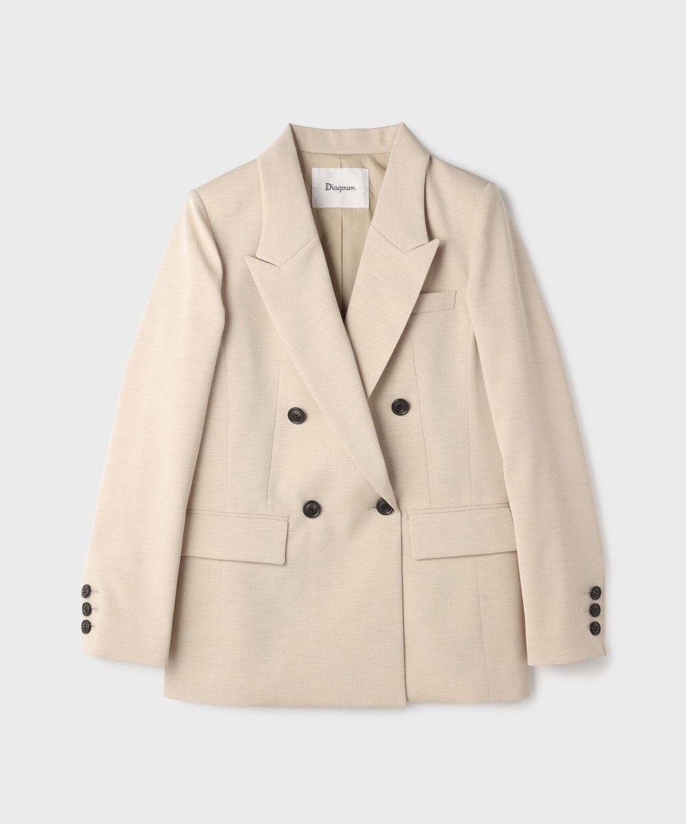 GRACE CONTINENTAL ピークドダブルジャケット 