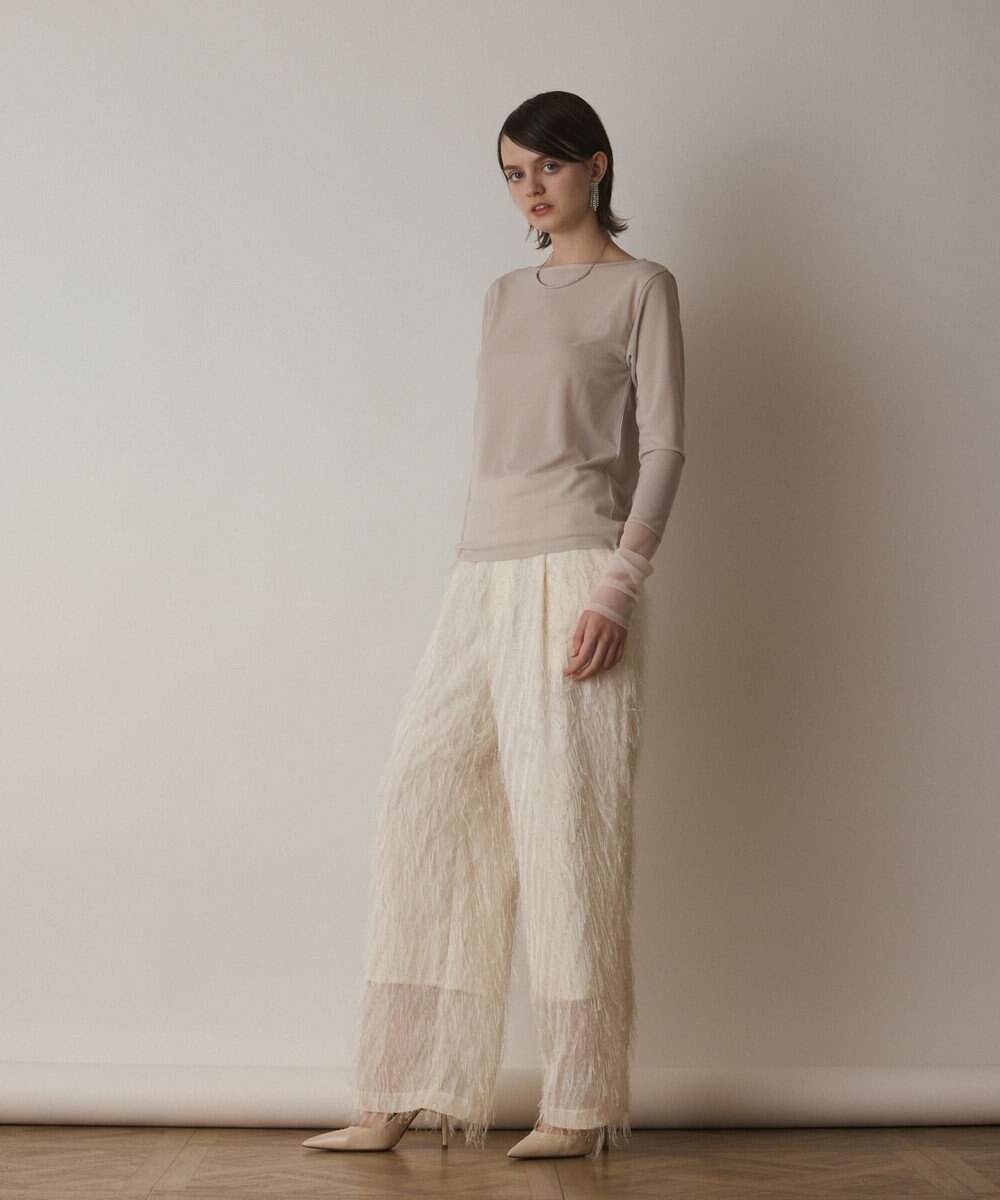 GRACE CONTINENTAL シアーアセテートカットトップ 