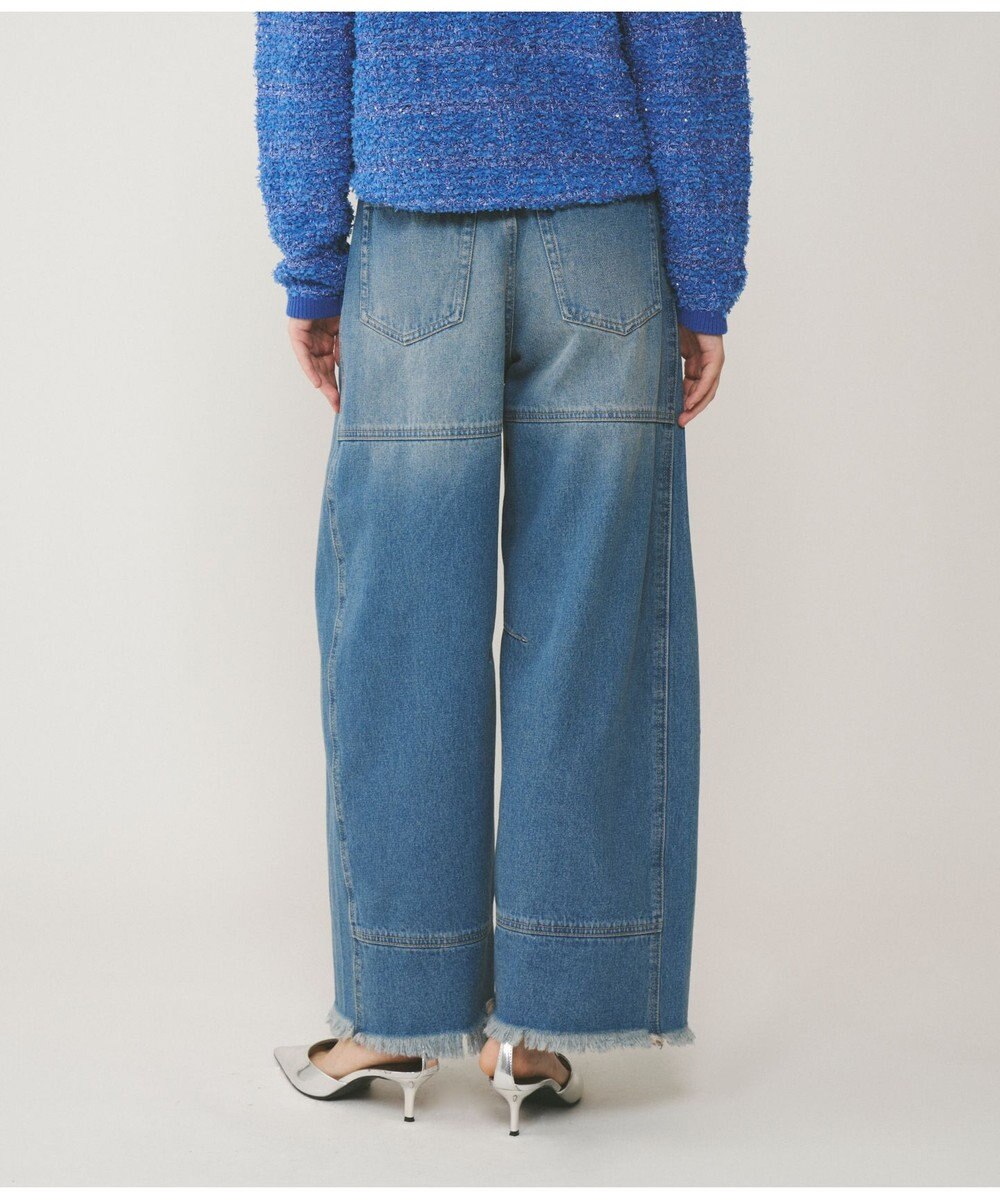 GRACE CONTINENTAL ライン切替デニムパンツ 