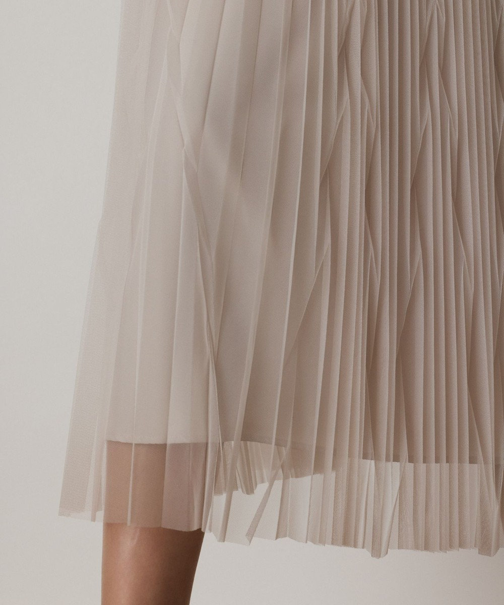 GRACE CONTINENTAL チュールマチプリーツスカート