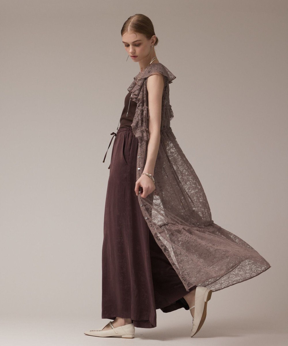 GRACE CONTINENTAL フリルカラーレースワンピース