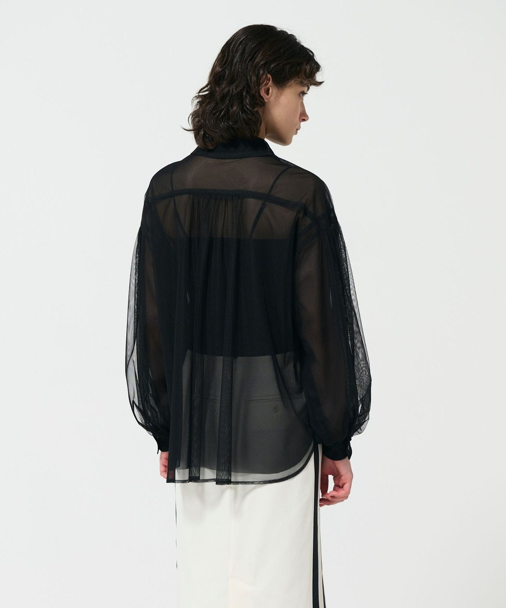 GRACE CONTINENTAL チュールレイヤードシャツ
